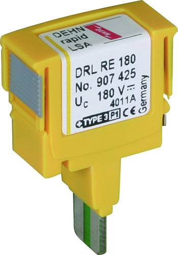 DEHN 907425 Überspannungsableiter DEHNrapid LSA Schutzstecker für 1 Doppelader Un 180V Überspannu von DEHN