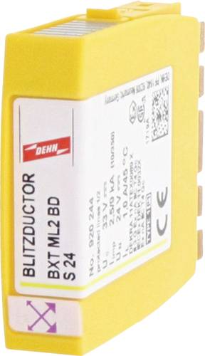 DEHN 920244 BXT ML2 BD S 24 Kombiableiter 20 kA 1St. DEHN 920244 BXT ML2 BD S 24 Kombiableiter 20 kA 1St. von DEHN