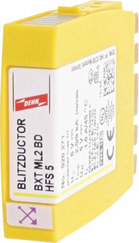 DEHN 920271 Kombiableiter-Modul für 1 Doppelader BLITZDUCTOR XT mit LifeCheck Kombiableiter 20 kA 1 DEHN 920271 Kombiableiter-Modul für 1 Doppelader BLITZDUCTOR XT mit LifeCheck Kombiableiter 20 kA 1 von DEHN