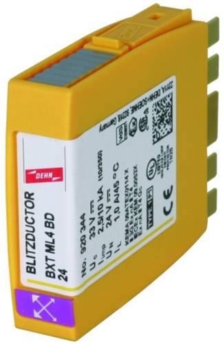 DEHN 920344 920344 BLITZDUCTOR XT BXT ML4 BD 24 Kombiableiter Überspannungsschutz für: Verteilersc DEHN 920344 920344 BLITZDUCTOR XT BXT ML4 BD 24 Kombiableiter Überspannungsschutz für: Verteilersc von DEHN