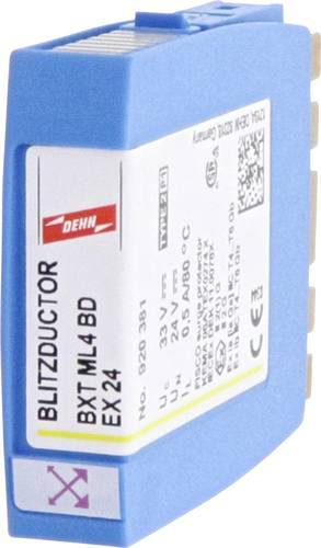 DEHN 920381 BXT ML4 BD EX 24 Überspannungsableiter 20 kA 1St. DEHN 920381 BXT ML4 BD EX 24 Überspannungsableiter 20 kA 1St. von DEHN