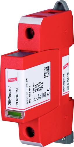 DEHN 952092 Überspannungsableiter Typ 2 DEHNguard S 1-polig Uc 150V AC mit Fernmeldekontakt Übersp DEHN 952092 Überspannungsableiter Typ 2 DEHNguard S 1-polig Uc 150V AC mit Fernmeldekontakt Übersp von DEHN