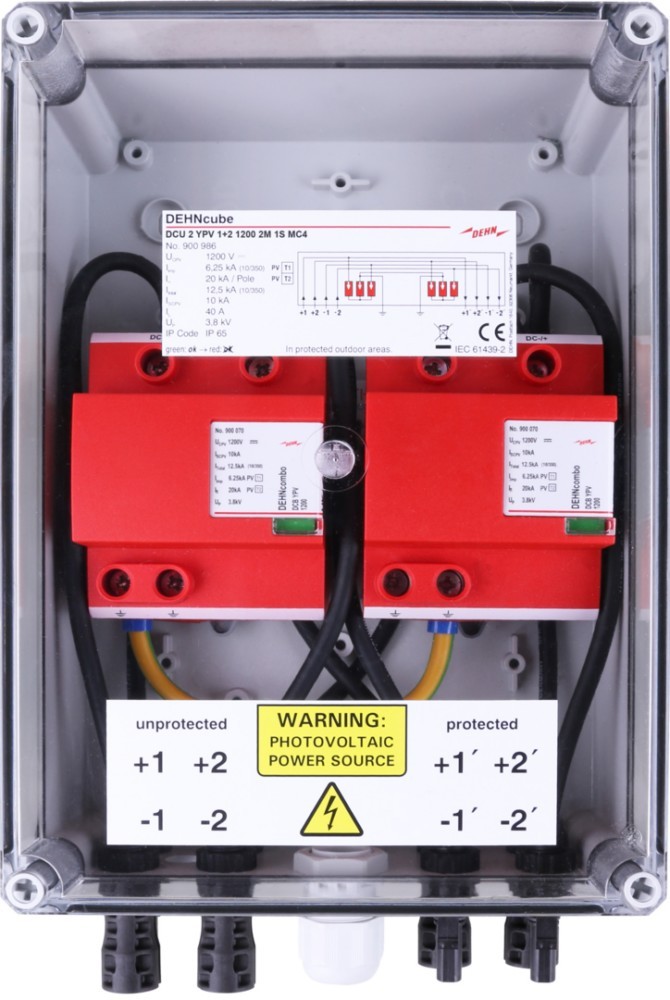 DEHN Generatoranschlusskasten DCU2YPV1212002M1SMC4 900986 von DEHN