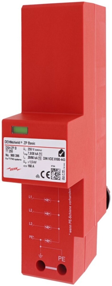 DEHN Kombi-Ableiter DEHNshield DSH ZP B TT 255 900396 DEHN Kombi-Ableiter DEHNshield DSH ZP B TT 255 900396 von DEHN