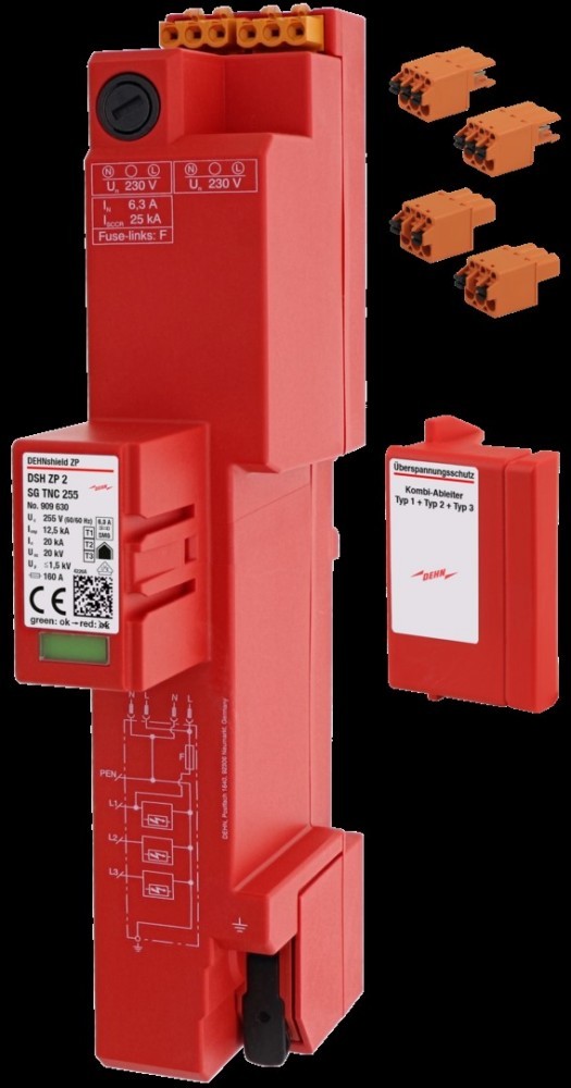 DEHN Kombi-Ableiter DSH ZP 2 SG TNC 255 909630 DEHN Kombi-Ableiter DSH ZP 2 SG TNC 255 909630 von DEHN
