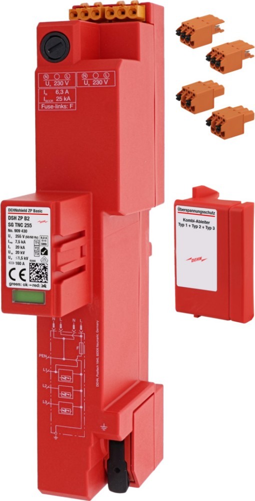DEHN Kombi-Ableiter DSH ZP B2 SG TNC 255 909430 DEHN Kombi-Ableiter DSH ZP B2 SG TNC 255 909430 von DEHN