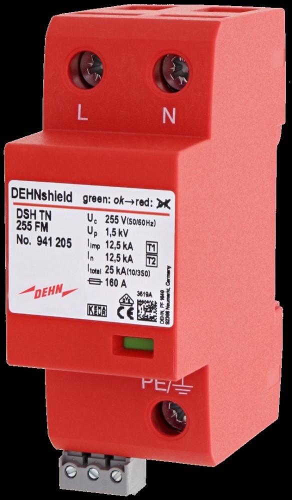 DEHN Kombiableiter DEHNshield DSH TN 255 FM 941205 DEHN Kombiableiter DEHNshield DSH TN 255 FM 941205 von DEHN