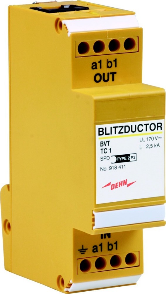 DEHN ÜS-Ableiter Blitzductor VT BVT TC 1 918411 DEHN ÜS-Ableiter Blitzductor VT BVT TC 1 918411 von DEHN