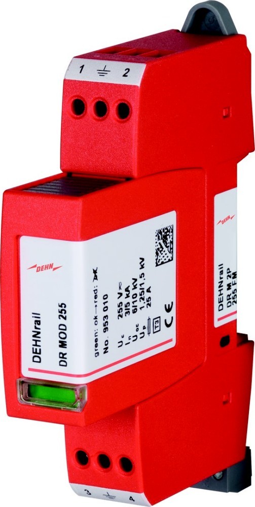 DEHN ÜS-Ableiter DEHNrail DR M 2P 255 FM 953205 von DEHN