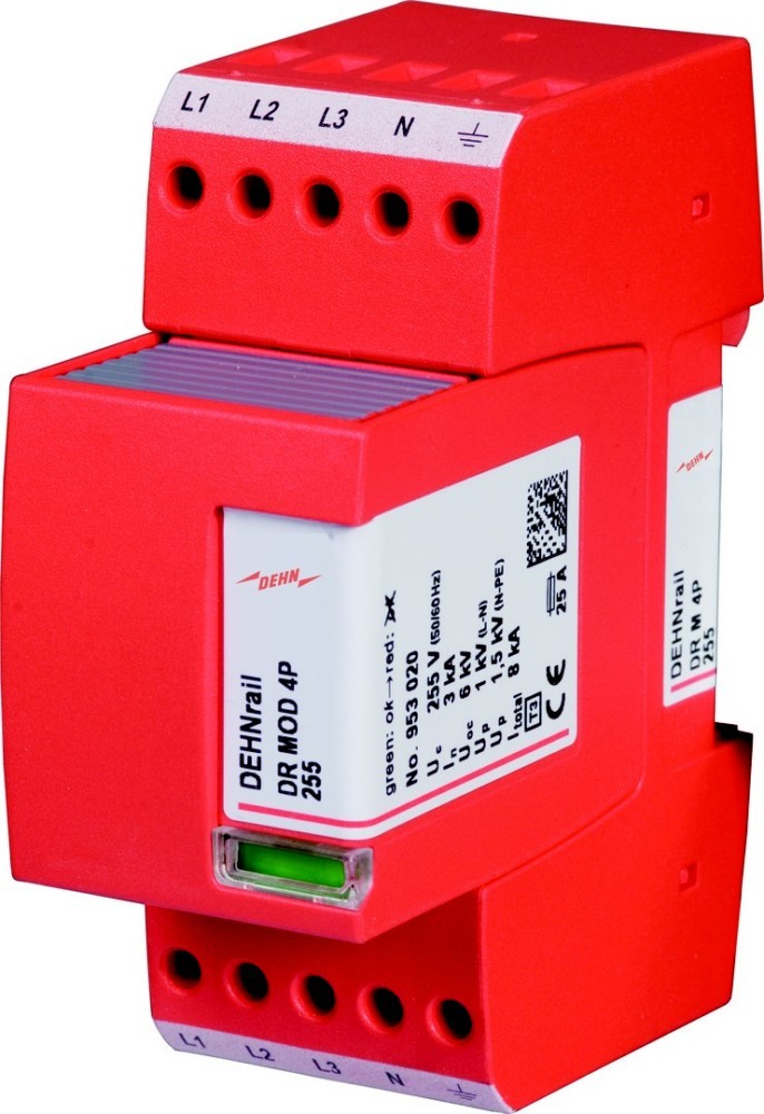 DEHN ÜS-Ableiter DEHNrail DR M 4P 255 953400 DEHN ÜS-Ableiter DEHNrail DR M 4P 255 953400 von DEHN