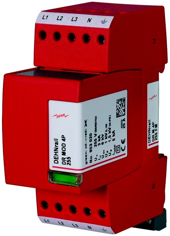DEHN ÜS-Ableiter DEHNrail DR M 4P 255 FM 953405 DEHN ÜS-Ableiter DEHNrail DR M 4P 255 FM 953405 von DEHN