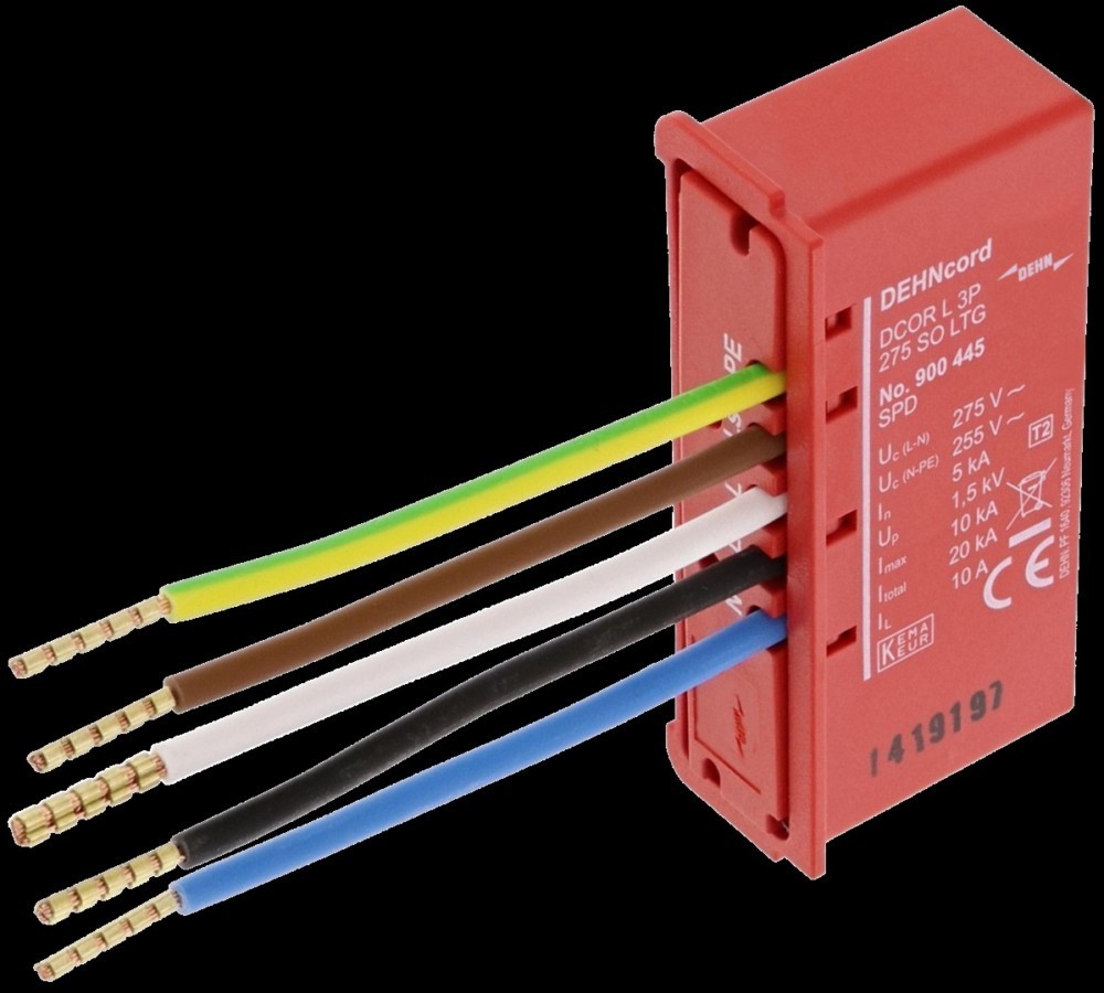 DEHN Überspannungs-Ableiter DCOR L 3P 275 SO LTG 900445 DEHN Überspannungs-Ableiter DCOR L 3P 275 SO LTG 900445 von DEHN