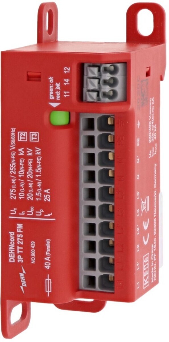 DEHN Überspannungsableiter DCOR 3P TT 275 FM 900439 DEHN Überspannungsableiter DCOR 3P TT 275 FM 900439 von DEHN