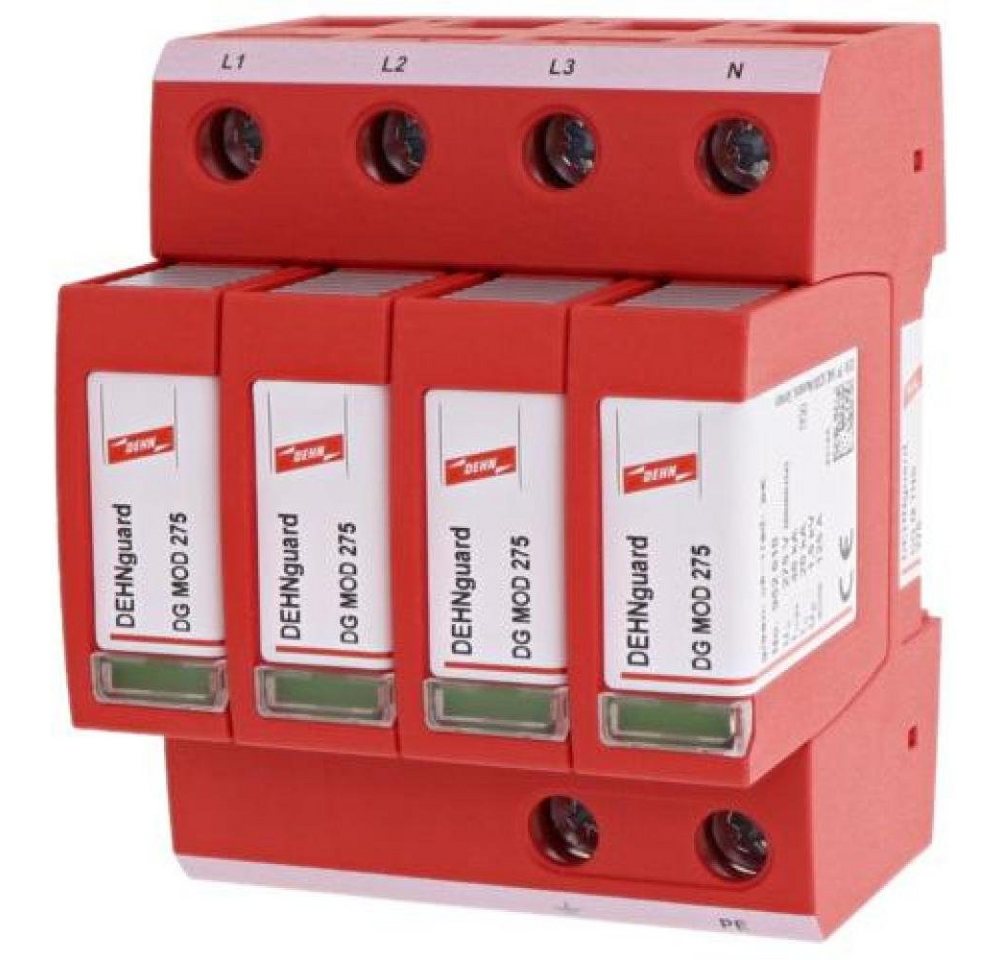 DEHN Verteiler Dehn Überspannungsableiter Typ 2 DEHNguard M 4-polig für TN-S-System DEHN Verteiler Dehn Überspannungsableiter Typ 2 DEHNguard M 4-polig für TN-S-System von DEHN