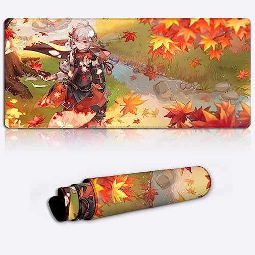 Gaming Mousepad XL Genshin Impact Kaedehara Kazuha Desk Pad Protector personaggio del gioco Tappetino per Mouse da gioco extra Large (13,77x23,6X0,15) von DEHUA