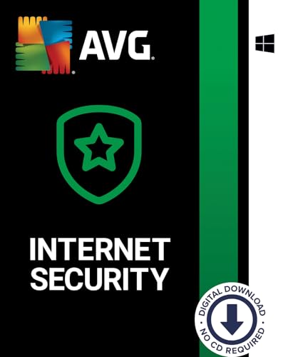 AVG Internet Security 2024 | 1 Gerät | 1 Jahr | Box | Antivirenschutz für Windows | von DEISATECH