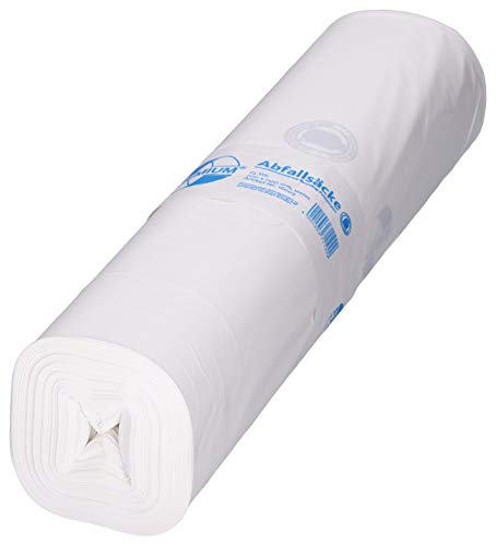 DEISS PREMIUM aus Recycling-LDPE 120 l, weiß, 25 Stück/Rolle von DEISS PREMIUM