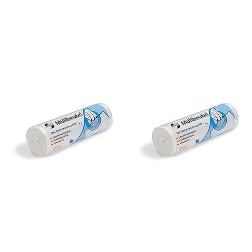 Müllbeutel DEISS UNIVERSAL PLUS 60L für Büroabfall (Packung mit 2) von DEISS