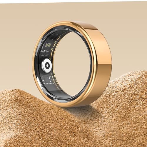 DEKELIFE Smart Ring Herren Damen, Smartring Fitness Tracker mit Schlafmonitor Schrittzähler Herzfrequenz SpO2, Fitnessring 100 Sportmodi IP68 Wasserdicht Sport Smartringe Android iOS, Size 8, Rosegold DEKELIFE Smart Ring Herren Damen, Smartring Fitness Tracker mit Schlafmonitor Schrittzähler Herzfrequenz SpO2, Fitnessring 100 Sportmodi IP68 Wasserdicht Sport Smartringe Android iOS, Size 8, Rosegold von DEKELIFE
