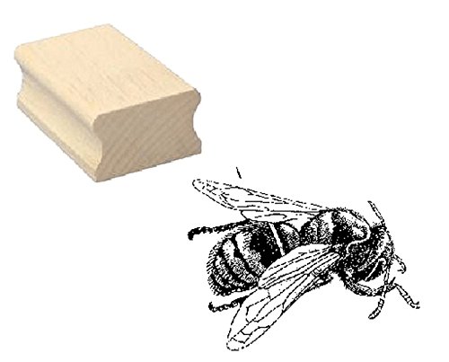 Stempel BIENE - Motivstempel aus Buchenholz von DEKOLANDO