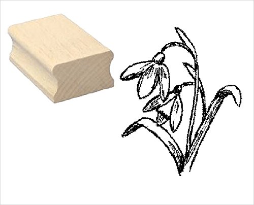 Stempel Schneeglöckchen - Motivstempel ca. 40 x 30 mm von DEKOLANDO
