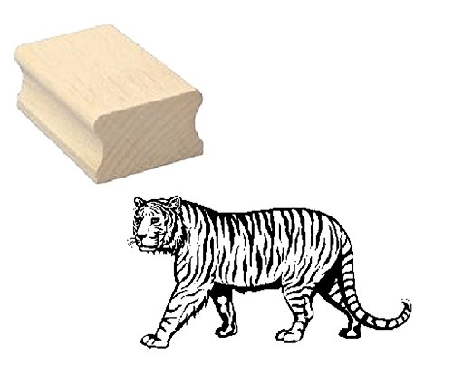 Stempel TIGER - Motivstempel aus Buchenholz von DEKOLANDO