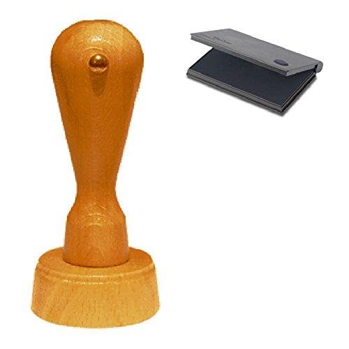 Stempel mit Kissen Wellensittich - mit persönlicher Adresse Ø 40 mm von DEKOLANDO