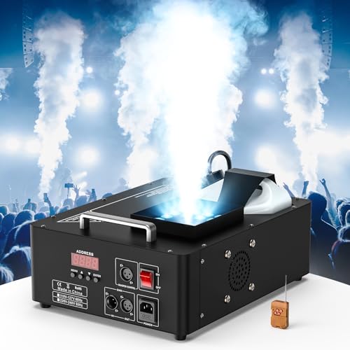 24 LED Nebelmaschine mit Lichteffekt, 1800W Rauchmaschinen Bühneneffekt RGBW Fog Machine mit Fernbedienung für DJ Disco Party Halloween Deko Outdoor Hochzeiten Weihnachten 24 LED Nebelmaschine mit Lichteffekt, 1800W Rauchmaschinen Bühneneffekt RGBW Fog Machine mit Fernbedienung für DJ Disco Party Halloween Deko Outdoor Hochzeiten Weihnachten von DELIBANG