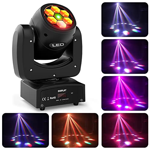 90W Moving Head Beam LED DMX512 Bühnenlicht Disco Licht RGBW Lichteffekt Strahleffekt Muster Lichtstrahl Licht für KTV Nachtclub DJ Disco von DELIBANG