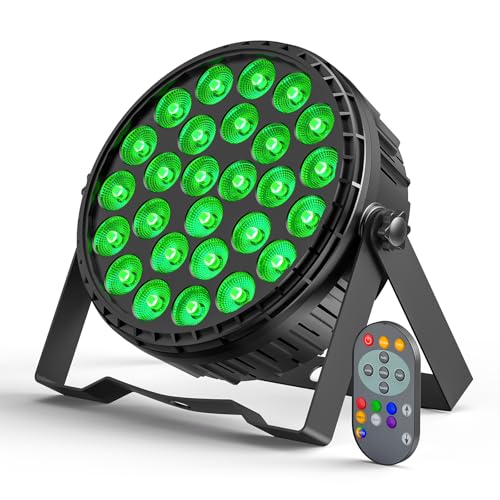 DELIBANG 216W LED Par Strahler, 27 x 8W RGBW LED Par Scheinwerfer Bühnenlicht DMX512 Discolicht Partylicht für Party, Bar, Weihnachten, Halloween, Hochzeit von DELIBANG