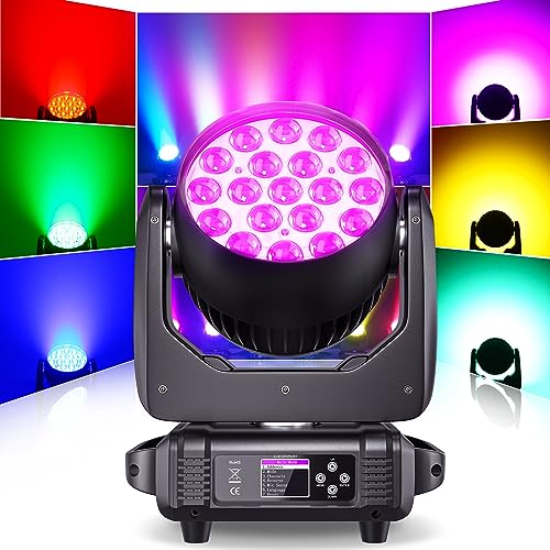 Moving Head LED DJ Licht 19x15W DMX Bühne Lichter Zoom Strahl Waschen RGBW für Parteien Live Show Disco Konzert Hochzeit Weihnachten Ereignisse von DELIBANG