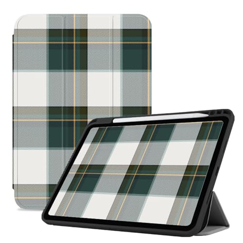 Hülle Für Ipad 10. Generation Mit Stifthalter 2022, Weiche TPU-Rückseite 10. Generation Cover Mit Stifthalter Ipad Schützende Smart-Stand-Hülle Für Ipad 10. Generation – Retro Karierte Streif Hülle Für Ipad 10. Generation Mit Stifthalter 2022, Weiche TPU-Rückseite 10. Generation Cover Mit Stifthalter Ipad Schützende Smart-Stand-Hülle Für Ipad 10. Generation – Retro Karierte Streif von DELIGUO