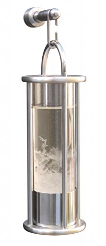 DELITE Peter´s Sturmglas Edelstahl mit Wandhalterung 140 mm Wetterstation DELITE Peter´s Sturmglas Edelstahl mit Wandhalterung 140 mm Wetterstation von DELITE