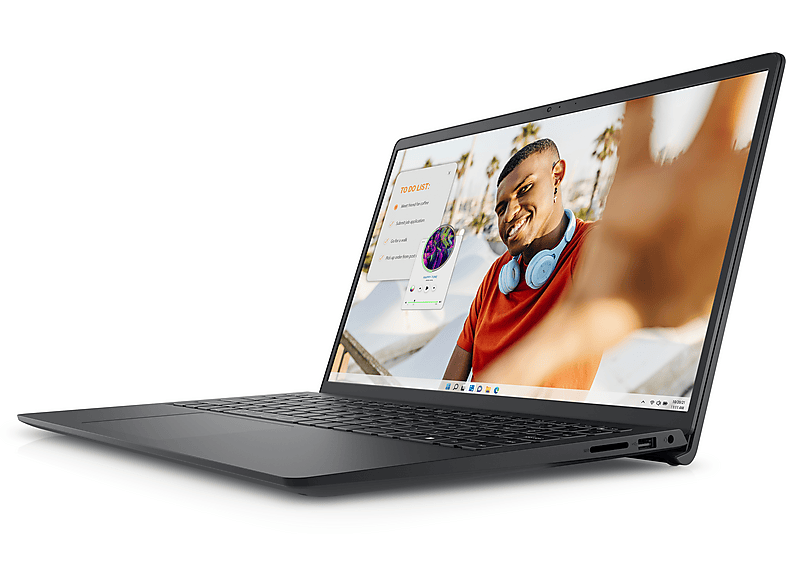 DELL - B2B Inspiron 3535, Business Notebook, mit 15,6 Zoll Display, AMD Ryzen™ 5 7530U Prozessor, 16 GB RAM, 512 SSD, Radeon™ Onboard Graphics, Schwarz, Windows 11 Pro von DELL - B2B