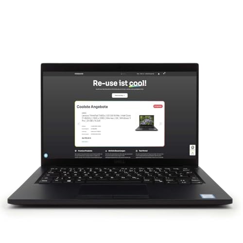 DELL Latitude 7390 Laptop | 13.3 Zoll | 1920 x 1080 | Intel Core i5-8350U | 8 GB DDR4 RAM | 512 GB NVMe | DE-QWERTZ | Windows 11 Pro | 1 Jahr Garantie | (Generalüberholt) von DELL