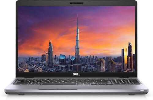 Dell Precision 3551 Workstation-Laptop, NVIDIA Quadro P620 2GB, 15,6-Zoll-FHD-Display, Core i7-10750H, 16GB RAM, 512GB SSD, US-Tastatur, Win 10 Pro (Generalüberholt) von Dell
