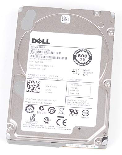 Dell 600 GB 6G Dual Port 10K SAS 2.5' Festplatte - 07YX58 / 7YX58 (Generalüberholt) von DELL