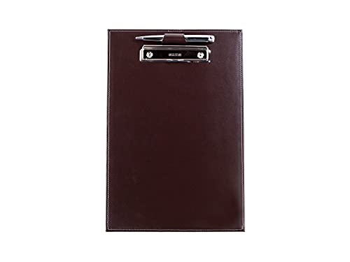 DELMON VARONE - Klemmbrett Mappe DIN A4 Cambridge Top Grain Leder Braun - Echtleder Klemmbrettmappe mit Blockklemme & Stiftehalter - Businessmappe personalisiert mit Logo, Name oder Gravur DELMON VARONE - Klemmbrett Mappe DIN A4 Cambridge Top Grain Leder Braun - Echtleder Klemmbrettmappe mit Blockklemme & Stiftehalter - Businessmappe personalisiert mit Logo, Name oder Gravur von DELMON VARONE - FINE LEATHERGOODS MADE IN GERMANY