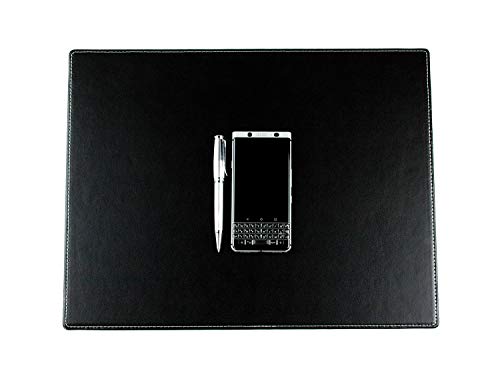 DELMON VARONE - Personalisierbare Schreibtischunterlage Cambridge Top Grain Leder schwarz, Premium Schreibunterlage abwaschbar, Schreibtisch Unterlage geeignet als Mousepad, klein 45 x 35 cm DELMON VARONE - Personalisierbare Schreibtischunterlage Cambridge Top Grain Leder schwarz, Premium Schreibunterlage abwaschbar, Schreibtisch Unterlage geeignet als Mousepad, klein 45 x 35 cm von DELMON VARONE - FINE LEATHERGOODS MADE IN GERMANY