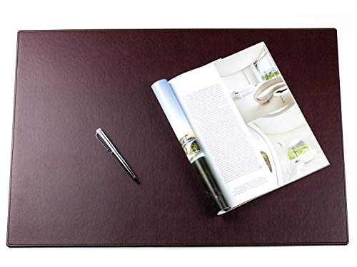 DELMON VARONE - Personalisierbare Schreibtischunterlage XXL aus veganem PU Lederimitat Wein-Rot, Rutschfeste Schreibunterlage abwischbar, Schreibtisch Unterlage geeignet als Mouse Pad, groß 65x45 cm DELMON VARONE - Personalisierbare Schreibtischunterlage XXL aus veganem PU Lederimitat Wein-Rot, Rutschfeste Schreibunterlage abwischbar, Schreibtisch Unterlage geeignet als Mouse Pad, groß 65x45 cm von DELMON VARONE - FINE LEATHERGOODS MADE IN GERMANY