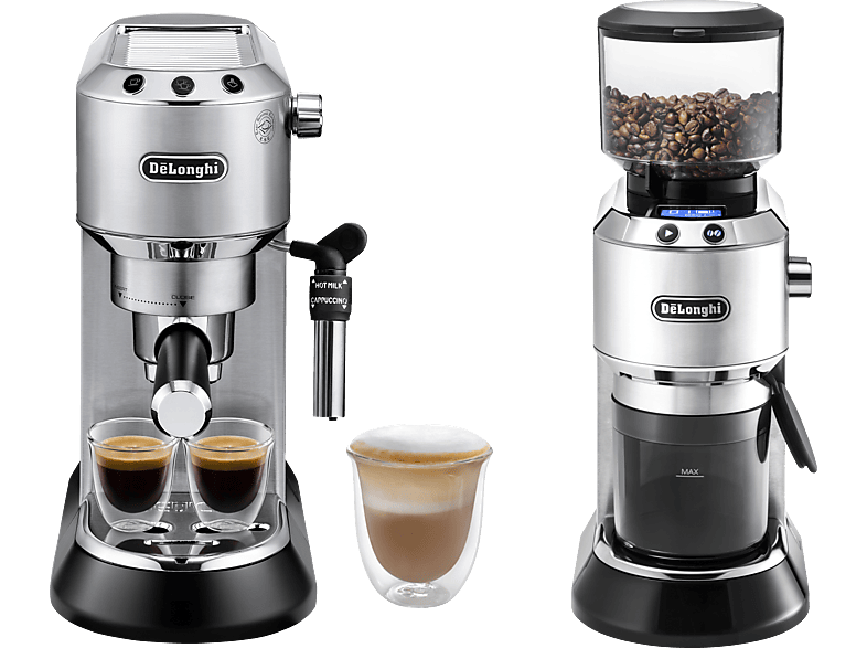 DELONGHI Dedica Style ECKG 6821.M Barista Bundle Espressomaschine Silber DELONGHI Dedica Style ECKG 6821.M Barista Bundle Espressomaschine Silber von DELONGHI