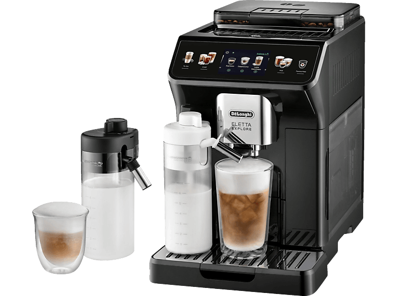 DELONGHI Eletta Explore ECAM450.55.G - 40 Rezepte Kaffeespezialitäten Kaffeevollautomat Grau von DELONGHI