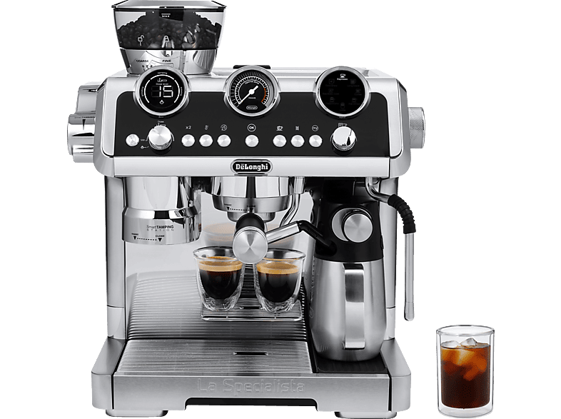 DELONGHI La Specialista Maestro Cold Brew EC9865.M  Espressomaschine Silber/Schwarz von DELONGHI