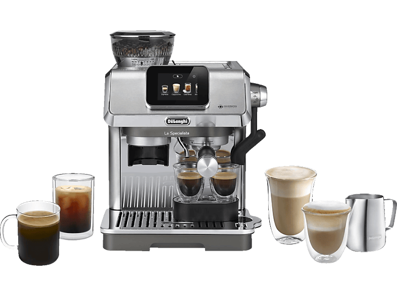 DELONGHI La Specialista Touch EC9455.M - 7 Kaffeespezialitäten Espressomaschine Edelstahl/Schwarz DELONGHI La Specialista Touch EC9455.M - 7 Kaffeespezialitäten Espressomaschine Edelstahl/Schwarz von DELONGHI
