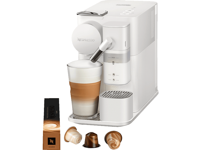 DELONGHI Lattissima One EN510.W Nespresso Kapselmaschine Weiß DELONGHI Lattissima One EN510.W Nespresso Kapselmaschine Weiß von DELONGHI
