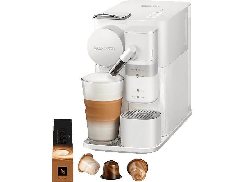 DELONGHI Lattissima One EN510.W Nespresso Kapselmaschine Weiß von DELONGHI