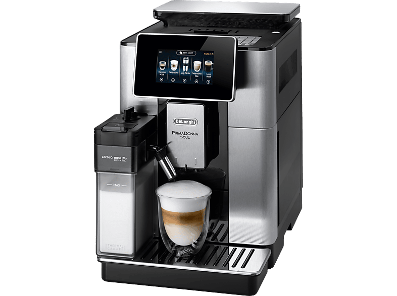DELONGHI PrimaDonna Soul ECAM610.75.MB - 21 Rezepte Kaffeevollautomat Edelstahl/Schwarz DELONGHI PrimaDonna Soul ECAM610.75.MB - 21 Rezepte Kaffeevollautomat Edelstahl/Schwarz von DELONGHI