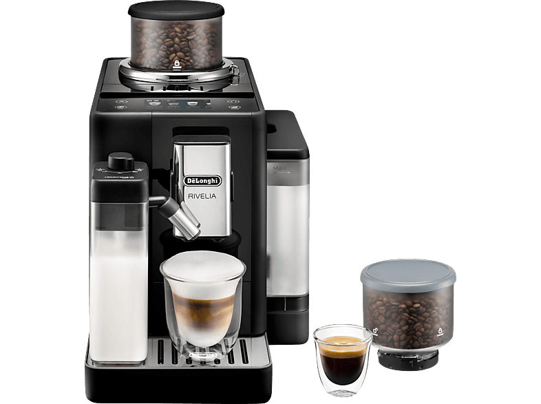 DELONGHI Rivelia EXAM440.55.B - 13 Kaffeespezialitäten Kaffeevollautomat Schwarz DELONGHI Rivelia EXAM440.55.B - 13 Kaffeespezialitäten Kaffeevollautomat Schwarz von DELONGHI