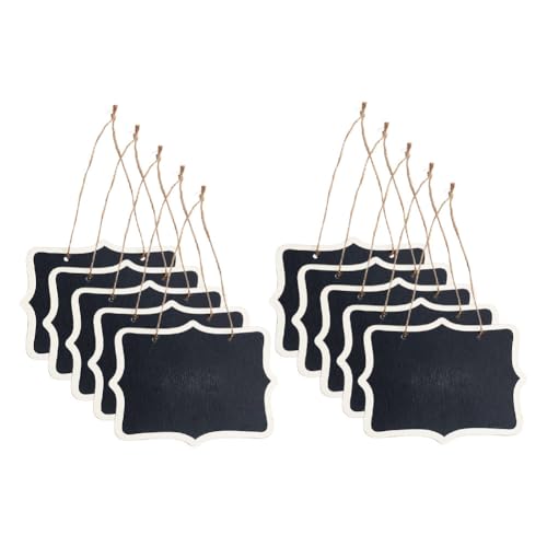 DELORIGIN 10 Stück Kleine Kreidetafel Zum Aufhängen, Schiefertafel Zum Beschriften Kreidetafel Aus Holz Für Tischkarten Bei Hochzeiten In Der Küche Zu Hause In Einer Party Oder 12x16cm DELORIGIN 10 Stück Kleine Kreidetafel Zum Aufhängen, Schiefertafel Zum Beschriften Kreidetafel Aus Holz Für Tischkarten Bei Hochzeiten In Der Küche Zu Hause In Einer Party Oder 12x16cm von DELORIGIN