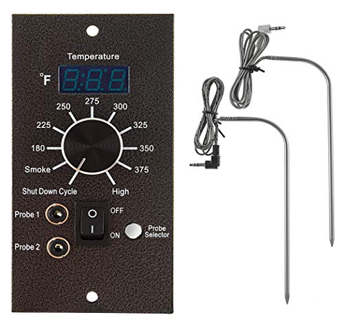 Digital Pro Controller mit Fleischsonden für Traeger Holzpellet-Grills, Ersatz für Traeger Grills BAC365 Pro Series Controller Digital Pro Controller mit Fleischsonden für Traeger Holzpellet-Grills, Ersatz für Traeger Grills BAC365 Pro Series Controller von DELSbbq